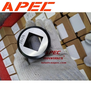 APEC nuevas herramientas de punzonadora CNC con diámetro de troquel de punzón 4-40mm capaz de formas redondas/cuadradas/rectangulares/oblongas