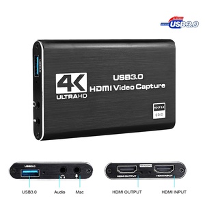 HDビデオキャプチャカード4KスクリーンレコードUSB3.0 1080P 60FPSゲームキャプチャデバイスWindows /7/8/10 USB to Type-Cコンバータ用 - Product Image 2