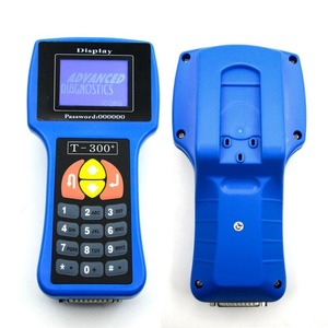 T300 V23.9 Auto Scanner Code Reader Motor analysator Neueste Englisch/Spanisch Blau Schwarz Key Matcher Electric Key Programmer