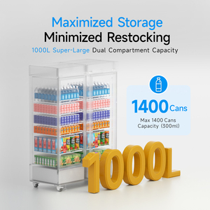 Zhi gou công nghệ thông minh lưu trữ lớn Máy bán hàng tự động SDK Quản lý dựa trên đám mây màn hình cảm ứng nhiều tùy chọn thanh toán cho đồ uống thực phẩm - Product Image 2