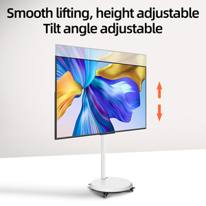 24-55 inch TV đứng màn hình LCD nghiêng dọc cho live <span class=keywords><strong>streaming</strong></span> phòng sống TV giỏ hàng xe đẩy - Product Image 3