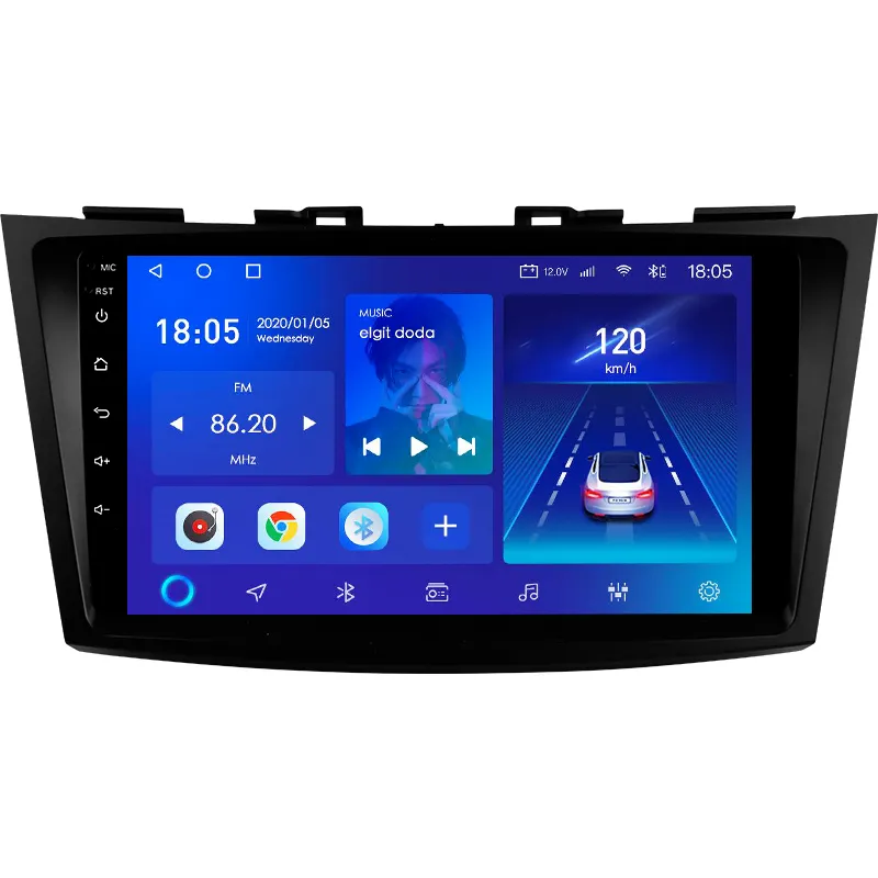 Android 12 Suzuki Swift için 4 2011 - 2017 için araba radyo multimedya Video oyuncu navigasyon stereo GPS Android hiçbir 2din 2 din dvd