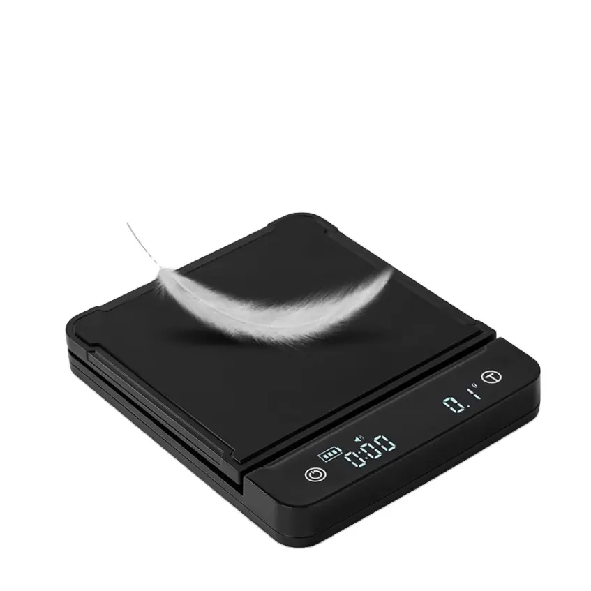Báscula de café digital báscula de cocina electrónica de alta precisión mini báscula de pesaje de alimentos para hornear