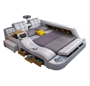 fake leather code -17# Bed