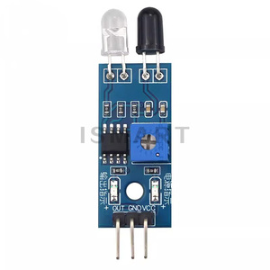 Módulo de Sensor de evitación de obstáculos infrarrojo IR para kits de bricolaje Robot de coche inteligente fotoeléctrico reflectante de 3 pines
