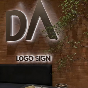 Tùy chỉnh Led chiếu sáng backlit dấu hiệu kênh ngoài trời thép không gỉ cửa hàng kinh doanh cửa hàng 3D thư signage LED Sign Board Logo - Product Image 3