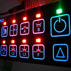Personalized graphic <strong>LCD</strong> matrix capacitive touch <strong>control</strong> illuminate membrane switch <strong>keyboard</strong> - Product Image 3