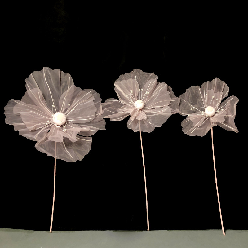 [Tête de fleur rose viande