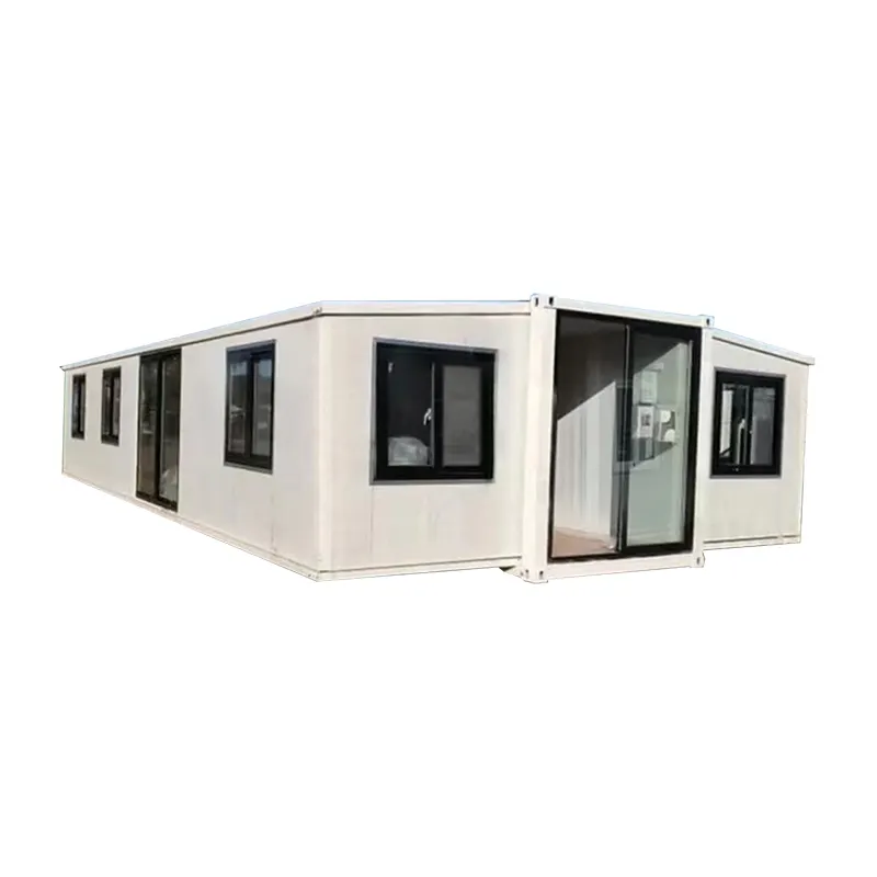 Prefab House Container Expandable Storage Container Best Quality Folding 3 in 1 20feet 40 Foot Contemporary Home Office CN;HEB