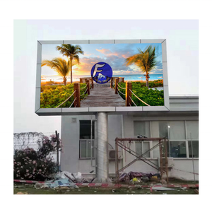 Cartelera con pantalla led de alta resolución P10, para uso al aire libre, a todo color, resistente al agua, de alto brillo - Product Image 1