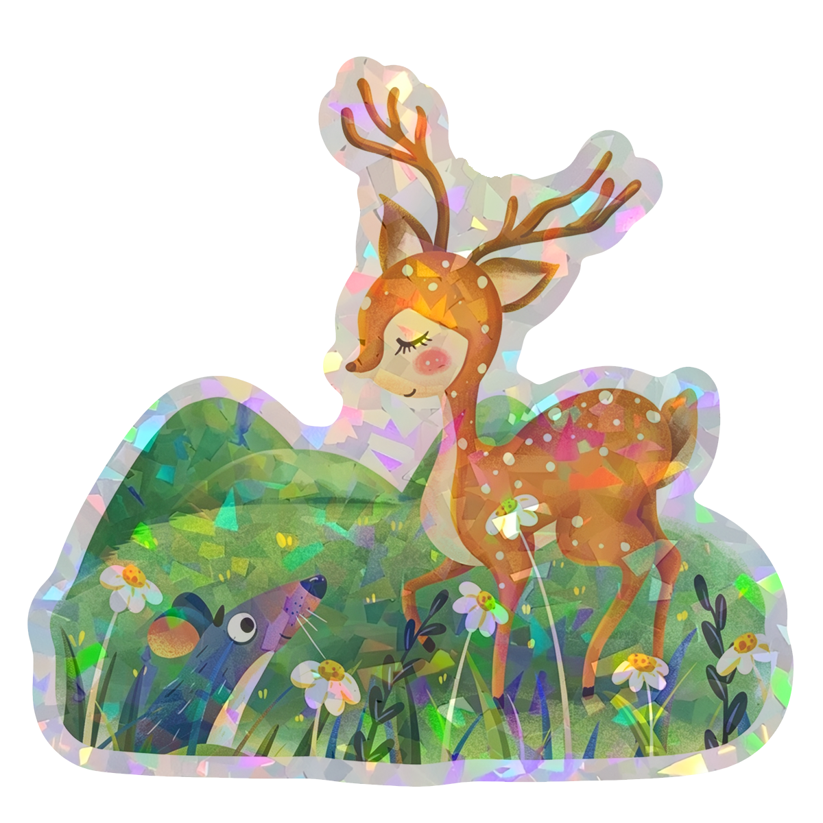 Broken Glass Holographic Laser Film