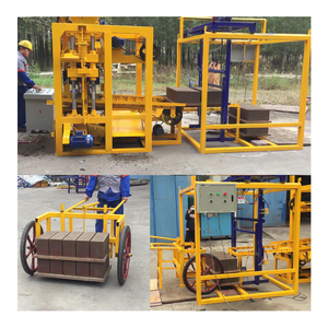 <strong>QTJ4</strong>-26D Concrete <strong>Block</strong> <strong>Machine</strong> Used Interlocking Brick Making Machinery with Mold Vibration Method Brick Cutting-<strong>machine</strong> - Product Image 5