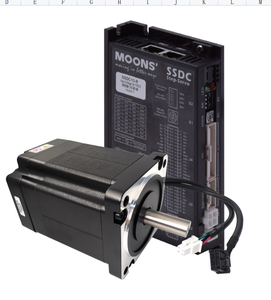 Motore passo-passo lune a kit CNC NEMA23 motore ad anello chiuso ibrido nema 24 driver passo-passo CANopen con encoder SSDC06-C - Product Image 4