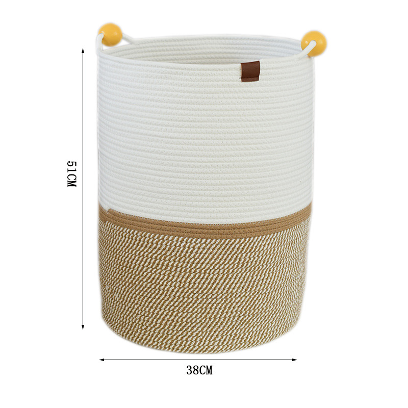Kaki fleuri blanc avec poignée ronde, petite taille (38*51)