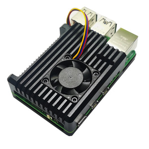 Caja de aluminio Pi 5 con ventilador de control de temperatura PWM Kit de disipación de calor de refrigeración activa - Product Image 5
