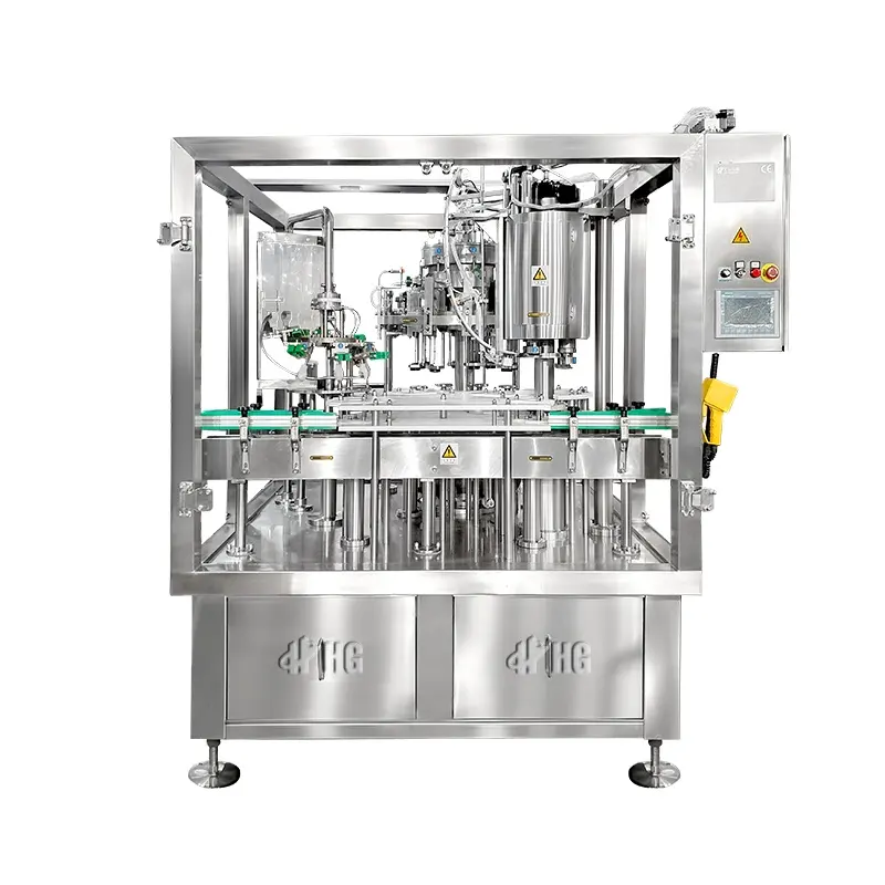 Automatico Succo di frutta lattine di canning linea di produzione di attrezzature per l'industria di Alluminio lattina di birra di riempimento e di tenuta che fa la macchina