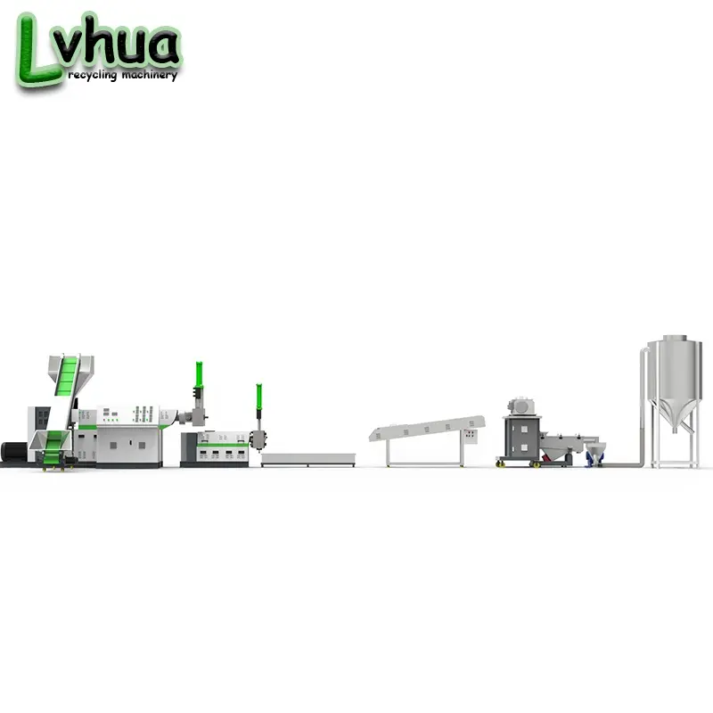 Lvhua 250kg/h PP PS ABS Plastic Polymer Granule Making Machine With CE plastic granulator in China