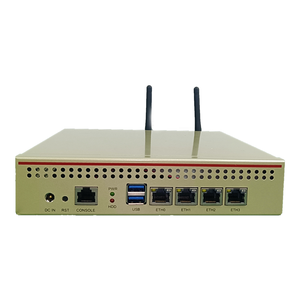 Mini Pfsense Router PC con 4 porte LAN N100 J6412 supporto 4 * i225V/i226V 1 * COM New DDR4 RAM SSD Hard disk US/EU plug - Product Image 1