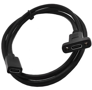 高速10Gbps USB 3.1母至C型母带面板安装延长线 - Product Image 4