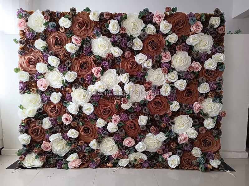 06 # Grand mur de fleurs de Rose