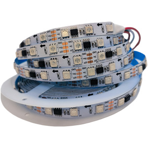 2811 5050 RGB светодиодные полосы света 12 В WS2811 IC 30 светодиодов/м пикселей программируемая индивидуальная адресная Гибкая Диодная лента - Product Image 5