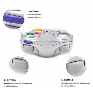 เกมแพดไร้สายสำหรับคอนโซลเกม malan NGC 2.4G Blue-tooth พร้อม Wii สำหรับจอยสติ๊กควบคุมเกม - Product Image 4