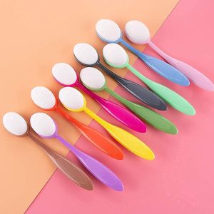 YOSENG 10-Piece Makeup Brush Set Color-<strong>Coded</strong> Handle with Spinning Storage Caddy for <strong>Ink</strong> Blending Crafts Card <strong>Making</strong> - Product Image 5
