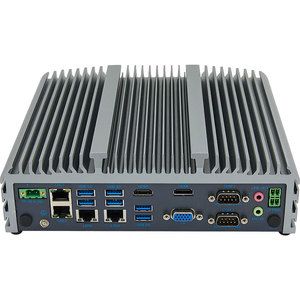 Cheap Fanless PC WIN10 WIN11 I7 I5 I3 Quasi Bone Dual LAN 6 RS232 RS422 RS485 Port Industrial Mini <strong>Computer</strong> - Product Image 1