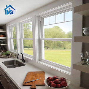 Custom Modern Double-hung Aluminum Frame Noise Reduction Sound Proof Vertical Sliding <strong>Sash</strong> <strong>Window</strong> Thermal Insulation - Product Image 4