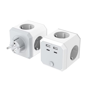 Tira de alimentación multifunción enchufe eléctrico UE móvil enchufe múltiple Cubo de alimentación para escritorio Universal - Product Image 2