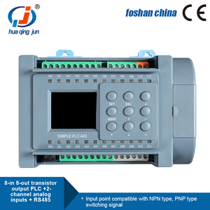 Huaqingjun <strong>8</strong>-in <strong>8</strong>-out Transistor <strong>Output</strong> PLC Plus <strong>2</strong>-Channel Analog <strong>Inputs</strong> 0-10V with RS485 for RS485 Relay Modules - Product Image 4