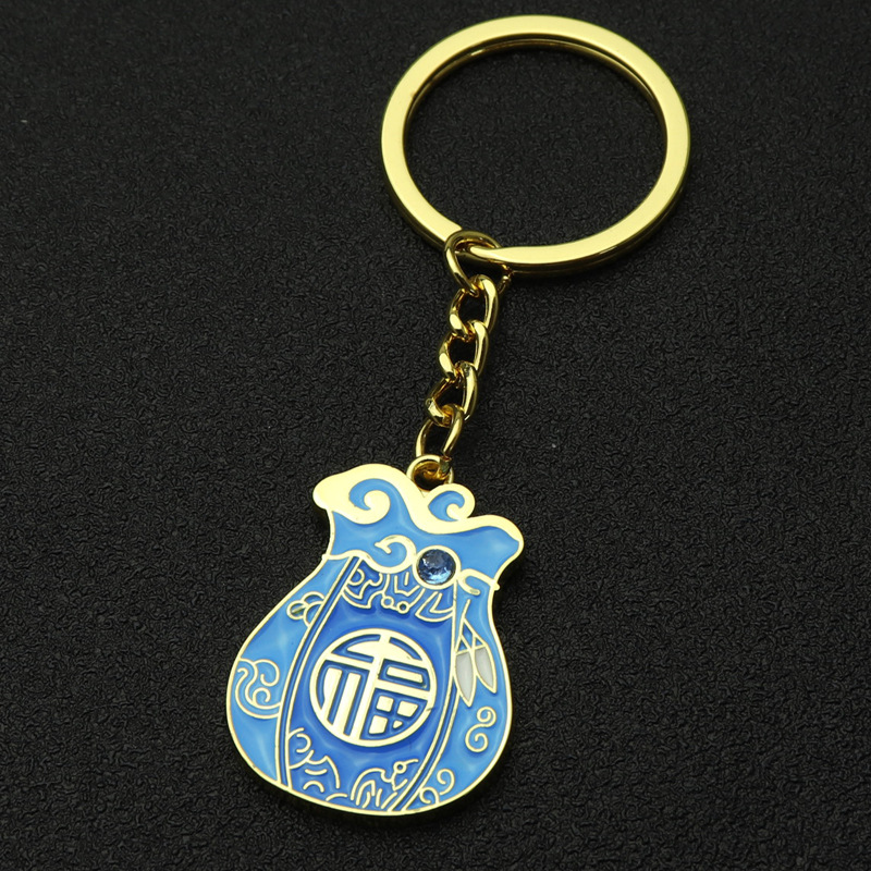 Porte-monnaie bleu X-1183