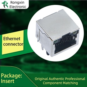 Hongsheng Right Angle Nữ 5M <span class=keywords><strong>RJ45</strong></span> Che Chắn Kết Nối Mạng Ổ Cắm Modular Jack Kết Nối ABS Hình Chữ Nhật PCB Ip20 - Product Image 1