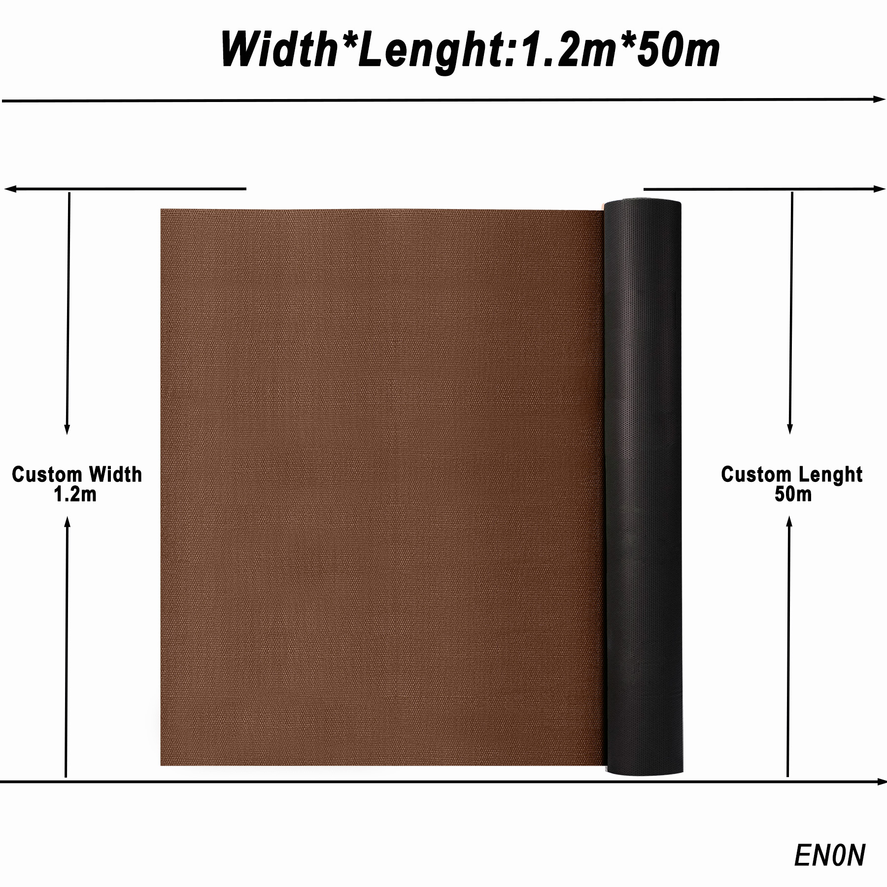 Marron Largeur 1,2 m