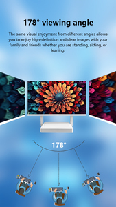 23.8 Inch All in One I3 I5 I7 I9 CPU 8GB 16GB RAM 512GB SSD OEM Monoblock AIO Desktop <strong>Computer</strong> Set All in One PC for Business - Product Image 4