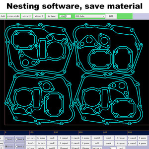Clean Cutting Edge <strong>CNC</strong> Oscillating Knife Cutting Machine Flatbed Automatic Rubber Dieless Asbestos Gasket Cutting Machine - Product Image 4