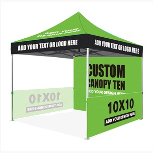 10x10ft 3x3m nhà máy gấp nhôm ngay lập tức nơi trú ẩn tùy chỉnh sự kiện mái hiên bật lên gazebo triển lãm thương mại Tán lều - Product Image 1