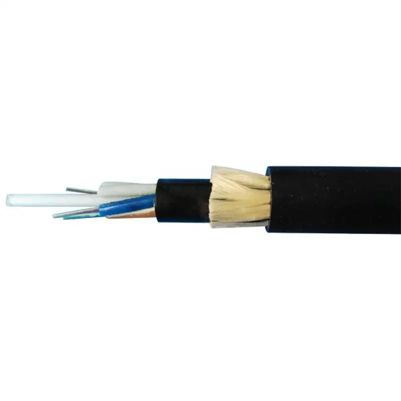 Cable de fibra óptica SM 24 48 72 96 144 Core Outdoor Fibra Optica ADSS 1km Precio