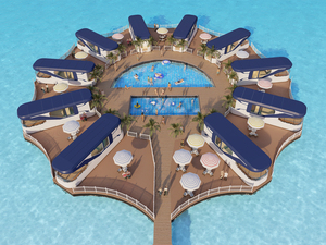 Guangdongzhonghang บ้านท่าเรือน้ำสะเทินบกโมดูลาร์สำหรับเทคโนโลยีบ้านอัจฉริยะที่สร้างไว้ล่วงหน้า - Product Image 4