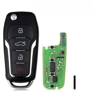 Xhorse XEFO01EN Super Remote Key für Ford Flip 4 Tasten Eingebauter Super Chip Englische Version Auto Key Programmer - Product Image 1