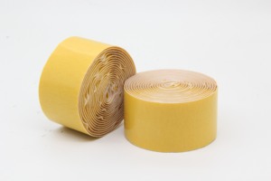Cinta de Velcro resistente 3M con adhesivo fuerte-Sujetadores de gancho y bucle automotrices de rejilla amarilla para aplicaciones seguras