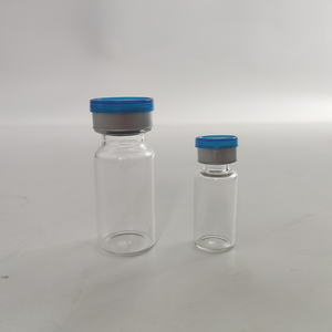 Wholesale <strong>Perfume</strong> <strong>2</strong> ml 3ml 5ml 10ml 20ml White Clear Crimp Borosilicate Sample Glass Tubular Vials with Plastic Caps - Product Image 1