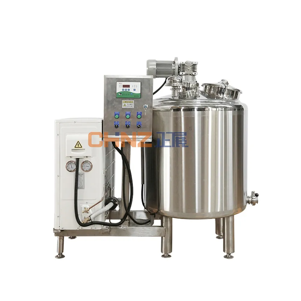 High Quality stainless steel milk cooling mixing storage tank