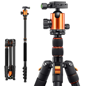 Đa chức năng nhiệm vụ nặng nề nhôm DSLR máy ảnh <span class=keywords><strong>Tripod</strong></span> đứng có thể điều chỉnh chiều cao có thể thu vào Monopod - Product Image 1