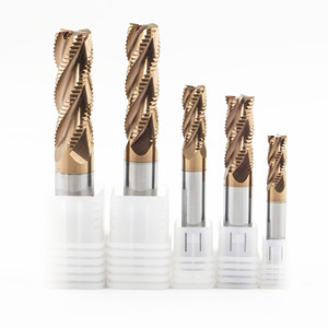 Yüksek performanslı Various 4 flüt karbür kaba frezeler çeşitli malzemelerin işlenmesi için düz şaft kaba frezeler - Product Image 2