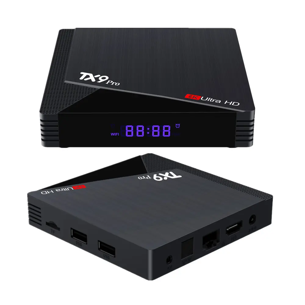 Precio barato de buena calidad allwinner H313 8g 128g Android 12,0 TV box TX9 pro reproductor multimedia popular en Brasil España