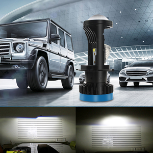 Canbus Biled araba Led kafa lambaları ampuller H4 H7 110W 11000LM Biled H4 Mini Led projektör Lens evrensel araçlar Mini LED lensler - Product Image 4