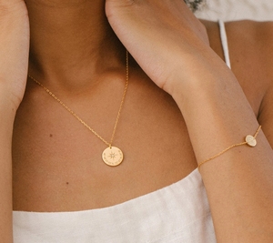 Thép Không Gỉ Tùy Chỉnh Món Quà Tốt Nghiệp Cá Nhân La Bàn Phối Hợp Vòng Cổ Với Zircon Có Ý Nghĩa Của Mẹ Món Quà Ngày - Product Image 3