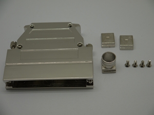 D-SUB Metal Hood Variable cable <strong>entries</strong> - 9-50 pos. - Without jack screws 8W8 Connector Backshells - Product Image 5