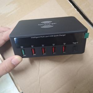 2024 100W Quick Charge 3.0 USB Fast Charging Station 6-Port Multiport Speed <strong>Charger</strong> for Android Electric PD Quick Fast <strong>Charger</strong> - Product Image 4